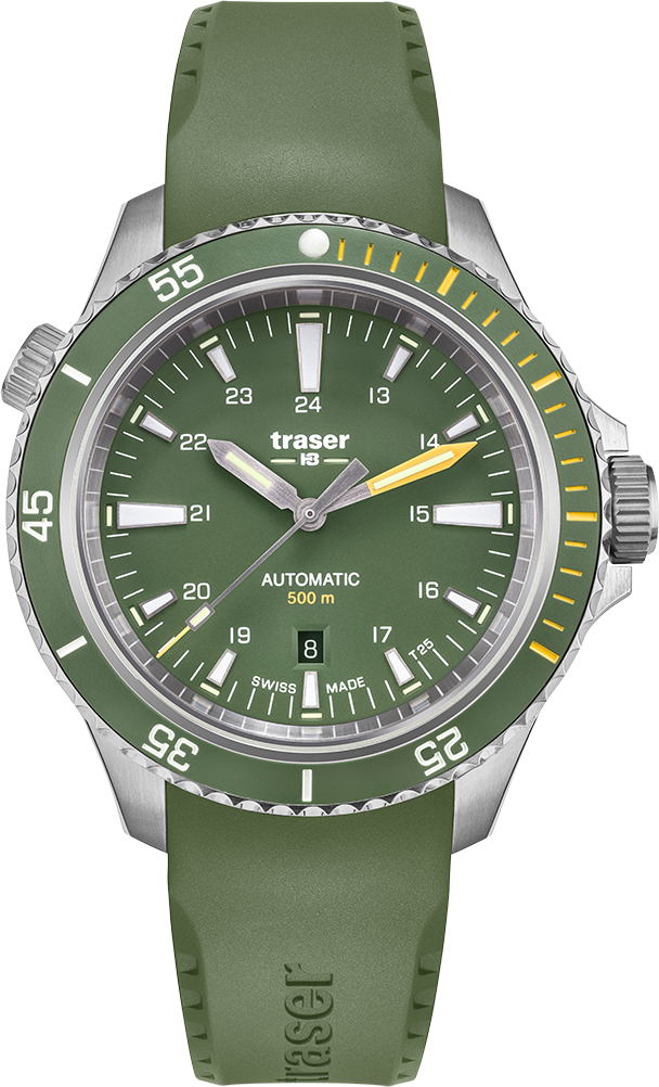 Traser P67 Diver Automatic Green Rubber (Green)