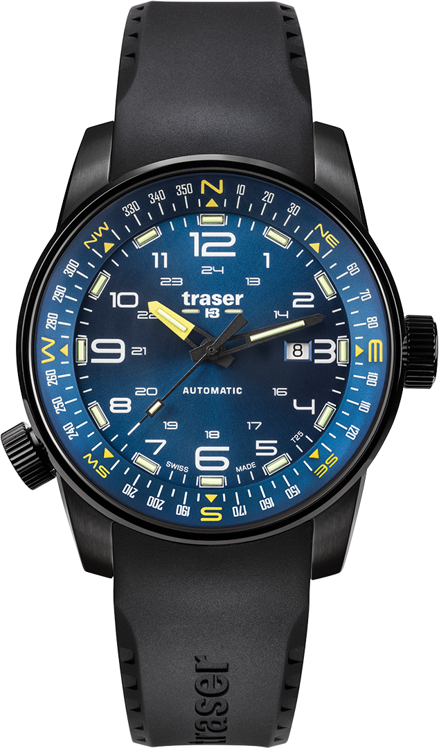 Traser P68 Pathfinder Automatic Blue Rubber