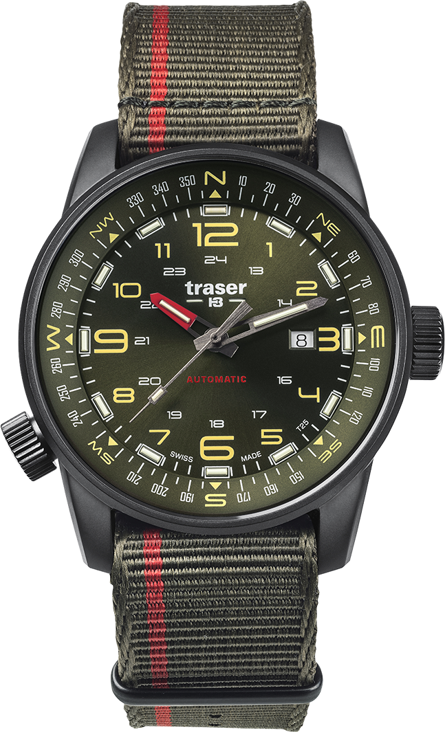 Traser P68 Pathfinder Automatic Green Nato strap