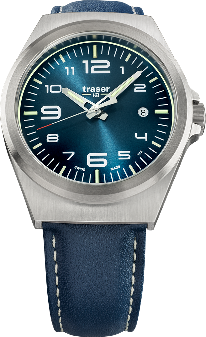 Traser P59 Essential M Blue Leather