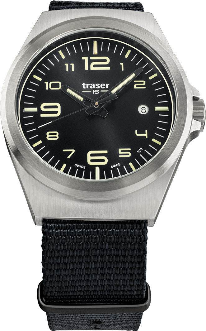 Traser P59 Essential M S/S Black Nato strap