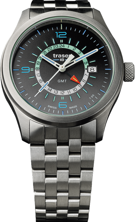 Traser P59 Aurora GMT Anthracite Stainless steel