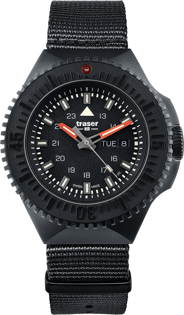 Traser P69 Black Stealth Black Nato strap