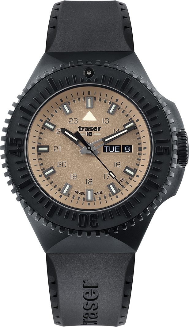 Traser P69 Black Stealth Sand Rubber