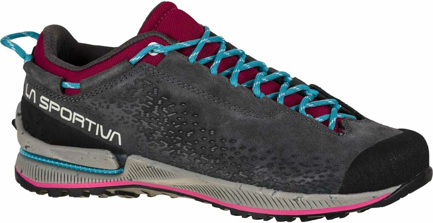 La Sportiva TX 2 EVO Leather Womens Carbon / Red Plum