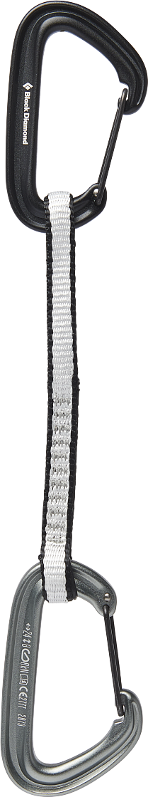 Black Diamond LiteWire QuickDraw 16cm Light Gray