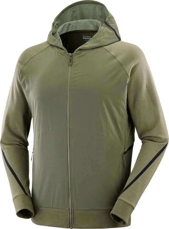 Salomon Runlife Hoodie Mens Grape Leaf