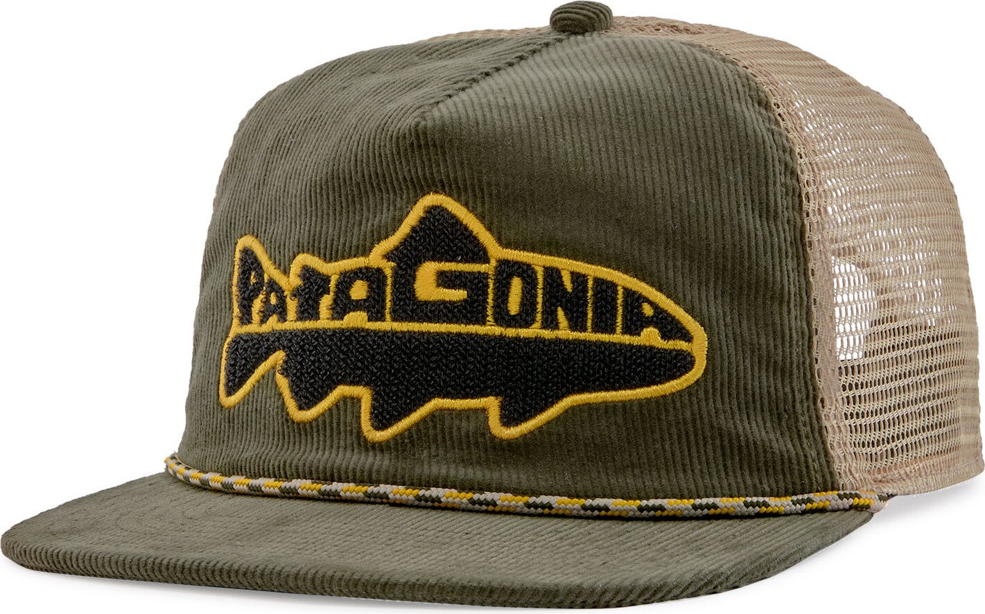 Patagonia Fly Catcher Hat Wild Waterline: Industrial Green
