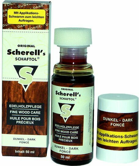 Schaftol Oil for wooden parts 50 ml Dark