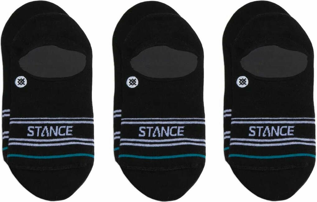 Stance Basic 3 Pack No Show Black