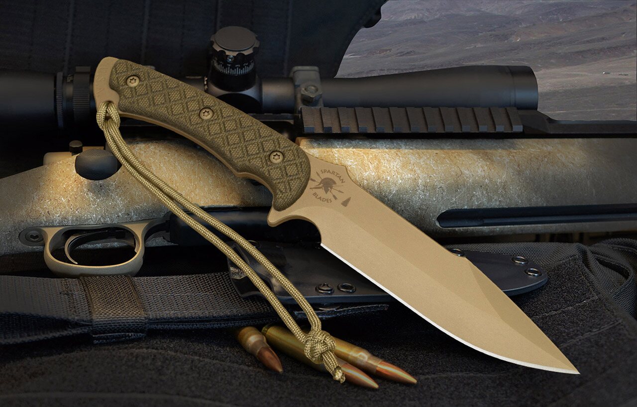 Spartan Blades Horkos Kydex Sheath FDE Blade