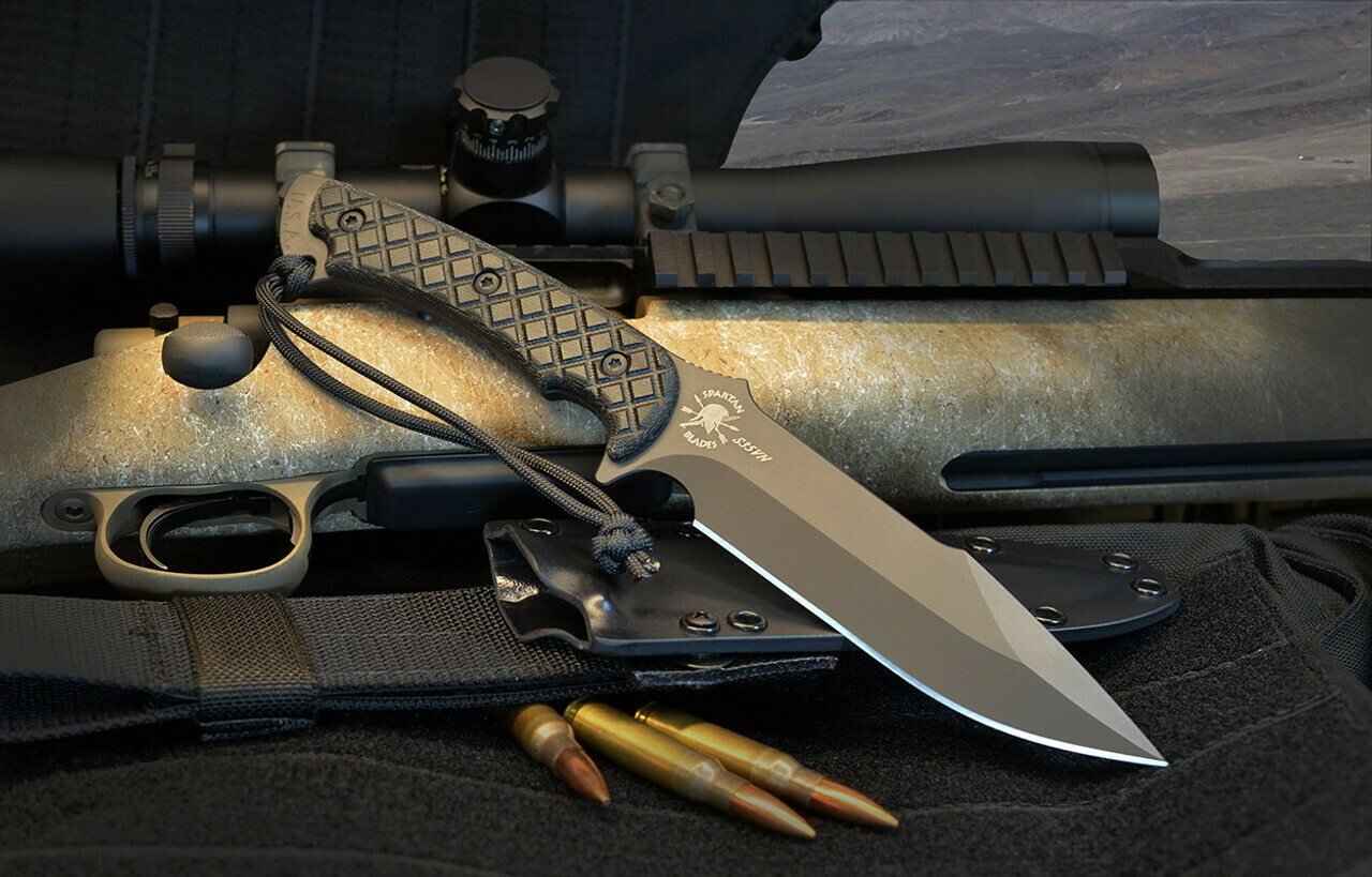 Spartan Blades Horkos Kydex Sheath Black Blade