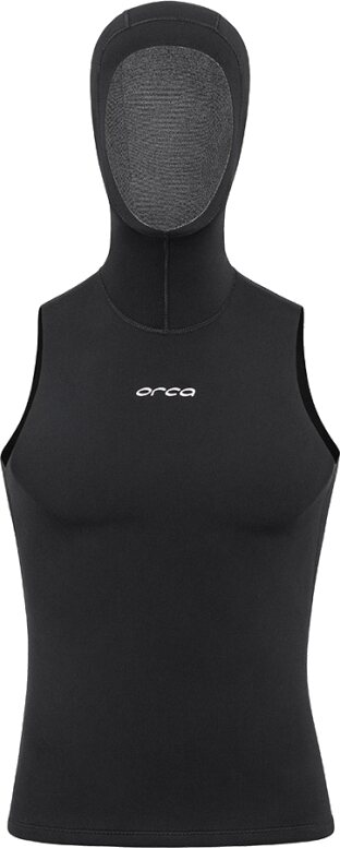 Orca Openwater Heatseeker Vest with Hood Black