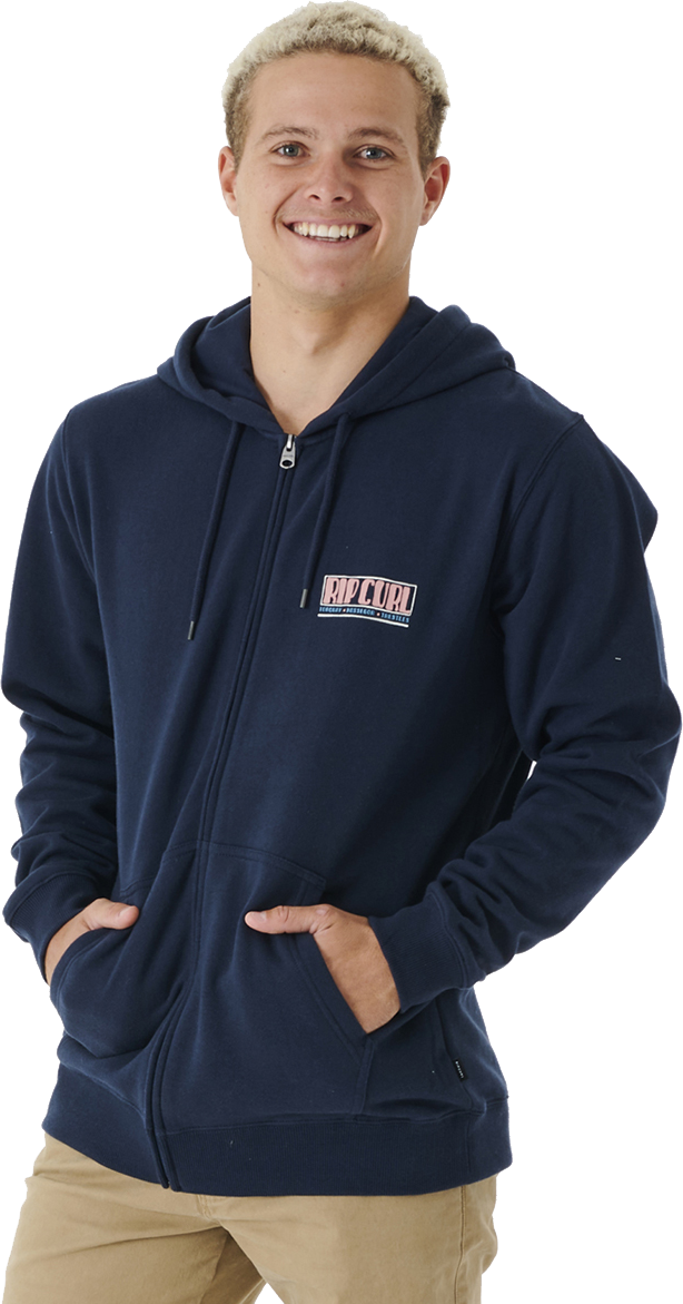Rip Curl Soul Arch Zip Through Mens Navy