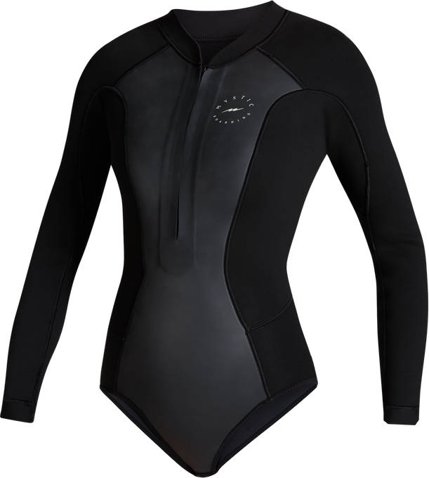 Mystic Sway Longarm Super Shorty 2/2mm Fzip Womens Black