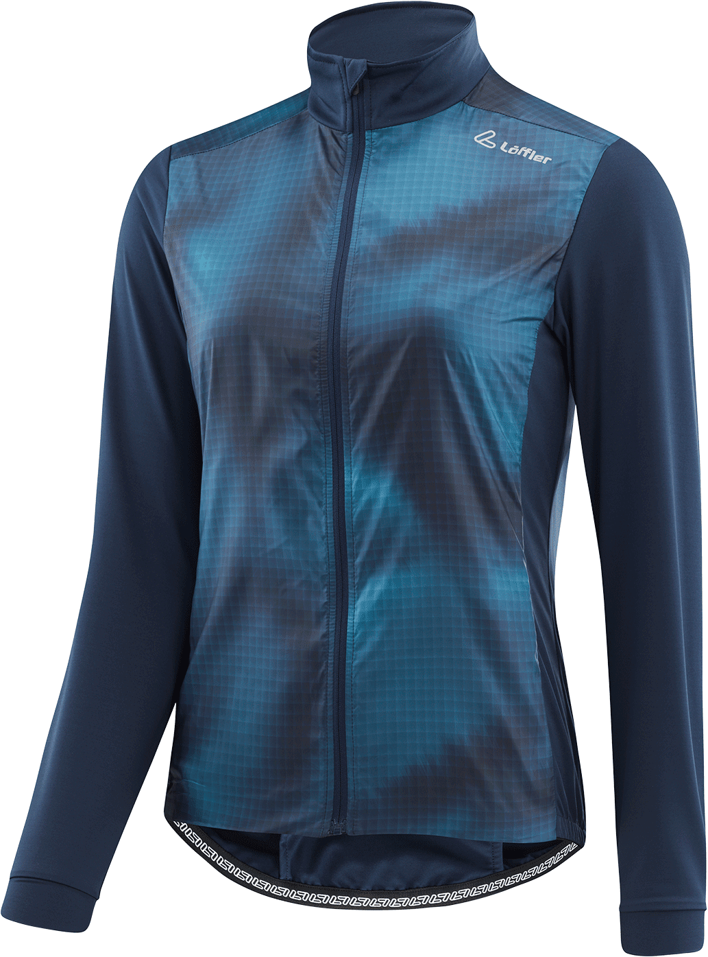 Löffler Bike Light Hybrid Jacket Womens Dark Blue