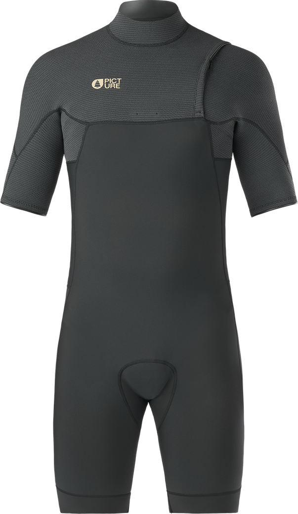 Picture Organic Clothing Meta SS 2/2 Flex Skin Zip Free Mens Black