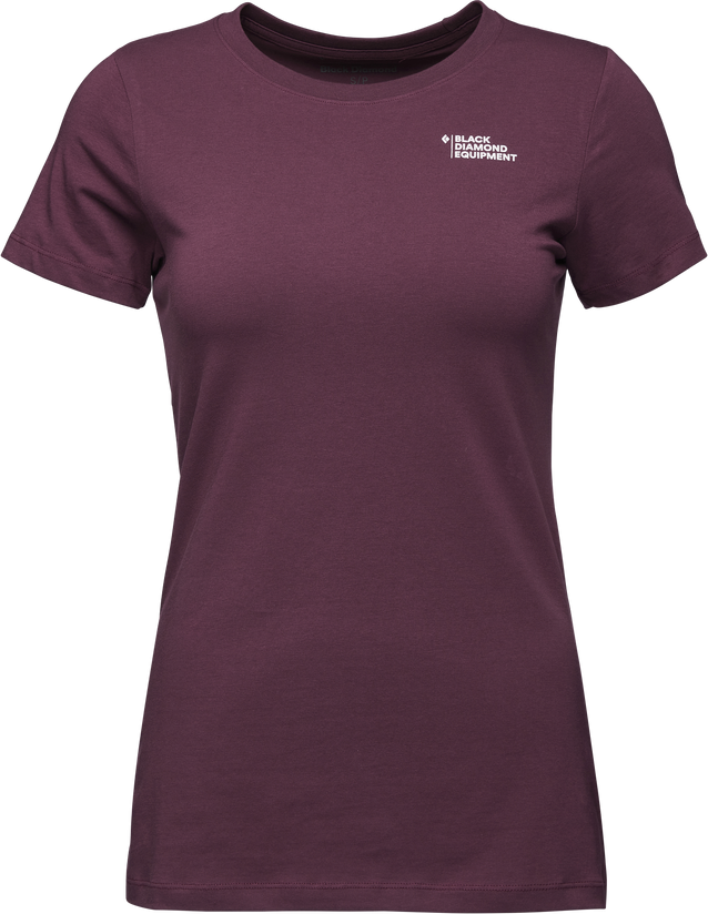 Black Diamond Peaks T-Shirt Womens Blackberry