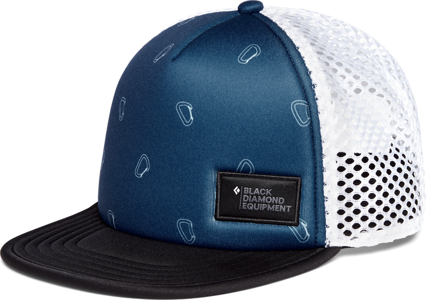 Black Diamond Hideaway Trucker Ink Blue Carabiner Print