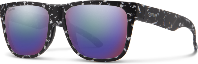 Smith Lowdown 2 Matte Black Marble - ChromaPop Polarized Violet Mirror