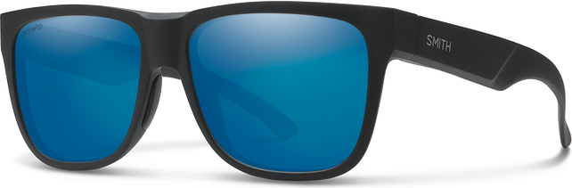 Smith Lowdown 2 Matte Black - ChromaPop Polarized Blue Mirror