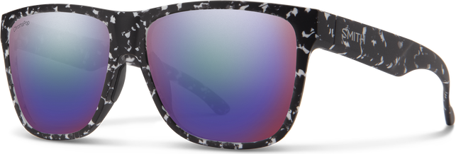 Smith Lowdown 2 XL Matte Black Marble - ChromaPop Polarized Violet Mirror
