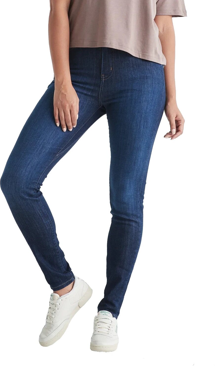 Duer Performance Denim High Rise Skinny Womens Dark Stone