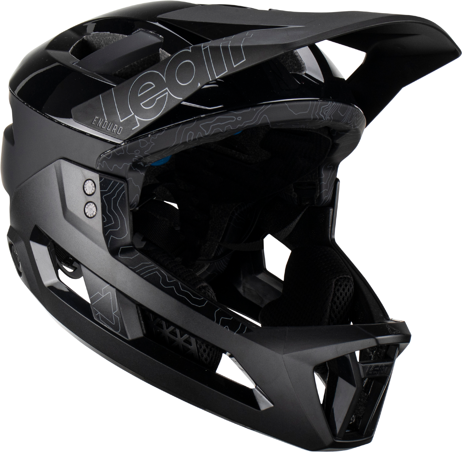 LEATT MTB Enduro 3.0 Helmet Stealth Black / Grey