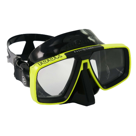 AquaLung Look, Clear Silicone Skirt Black/Yellow