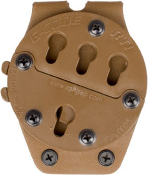 G-Code RTI Battle Belt Molle Adapter Coyote Tan