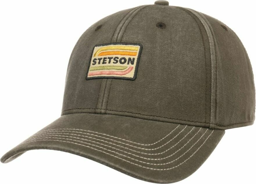Stetson Baseball Cap Cotton Olive