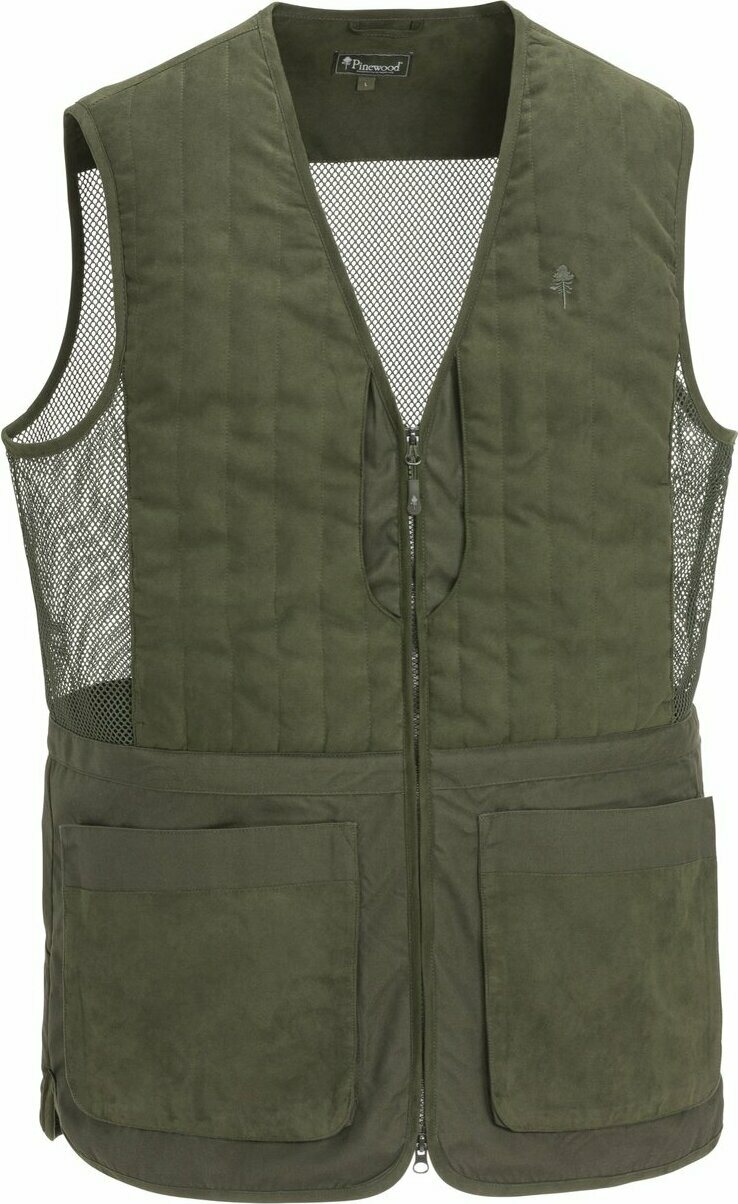 Pinewood Cadley Shooting Vest Mens Moss Green