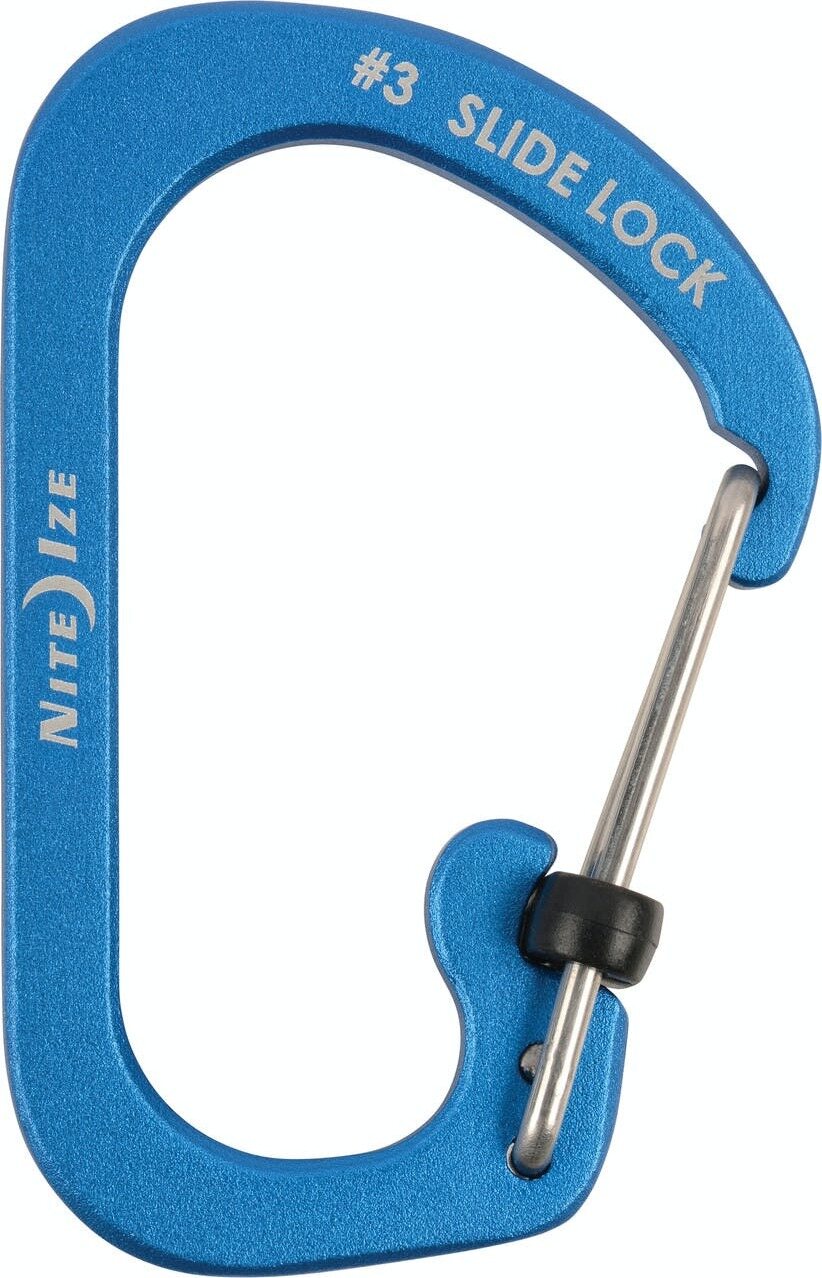 Nite Ize Carabiner SlideLock ALU #3 Niebieski