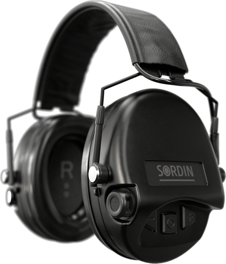 Sordin Supreme Mil AUX SFA Slim HB Black