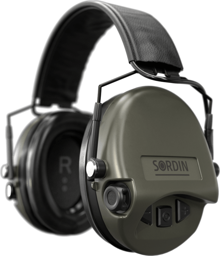 Sordin Supreme Mil AUX SFA Slim HB Green