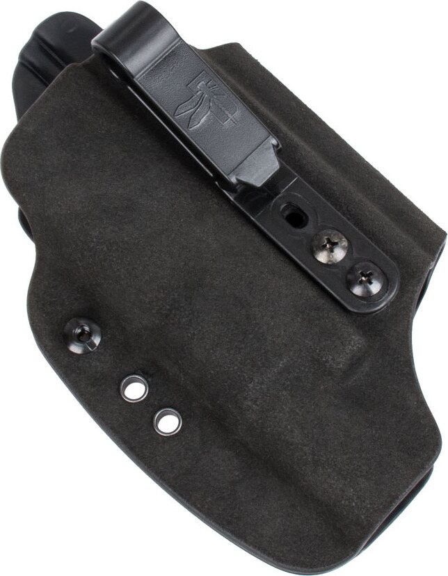 G-Code Shadow Eclipse 3 Hole Clips Holster Black Fuzz / Black Kydex