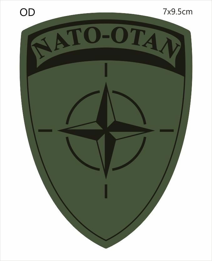 InfraredID NATO Shield Patch OD Green