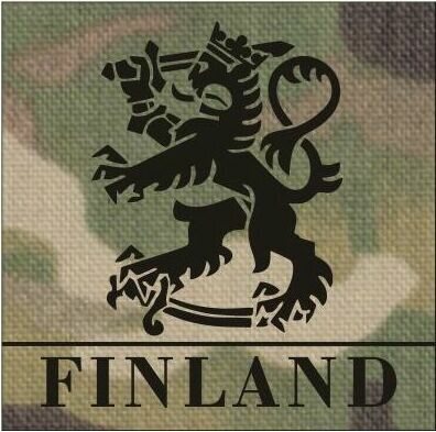 InfraredID Finland Lion Patch, 5x5cm Multicam