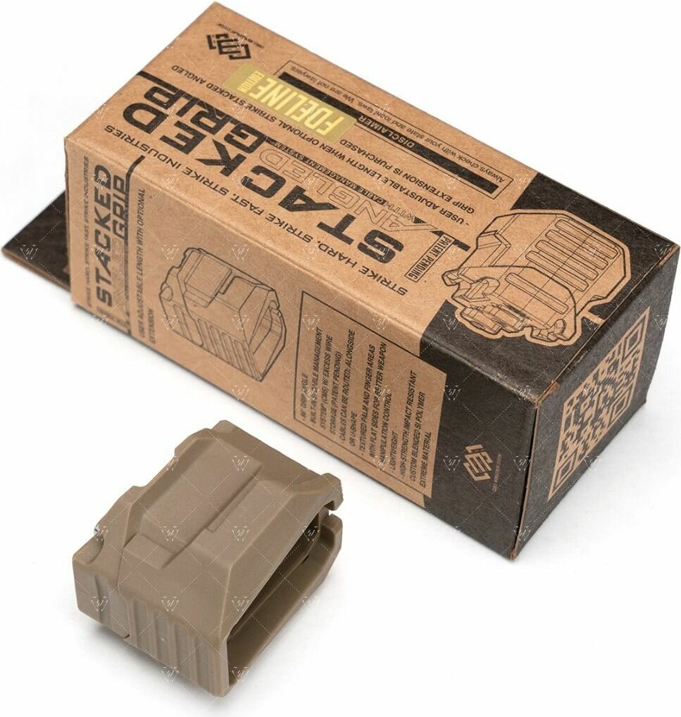 Strike Industries Strike Stacked Angled Grip with Cable Management System® (M-LOK) FDE