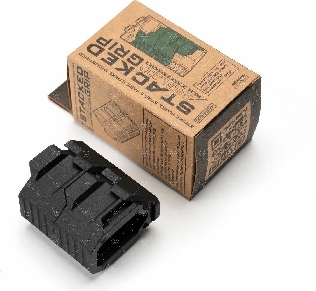 Strike Industries Strike Stacked Angled Grip Extension (2-pack) Black