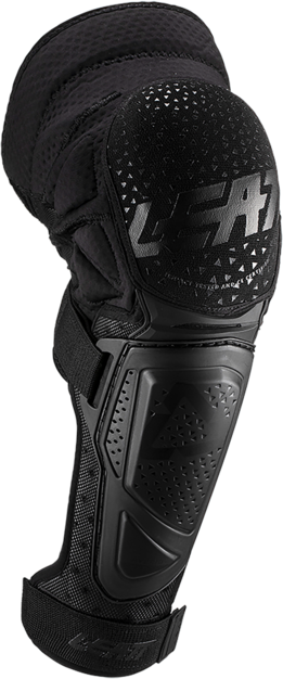 LEATT 3DF Hybrid Ext Knee & Shin Guard Black