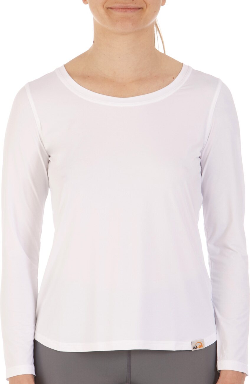 IQ UV Free Long Shirt Climate Changer Womens White