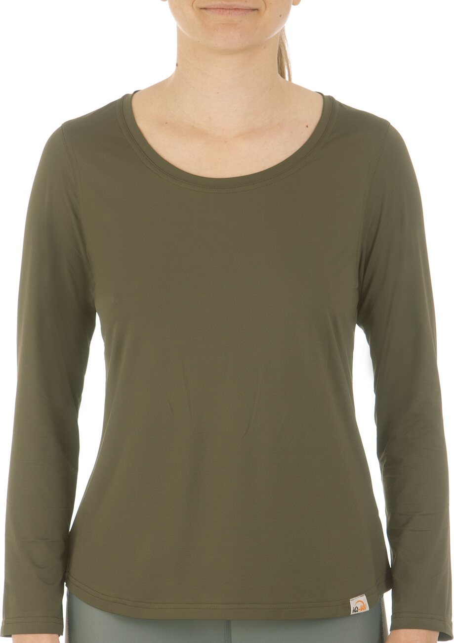 IQ UV Free Long Shirt Climate Changer Womens Green