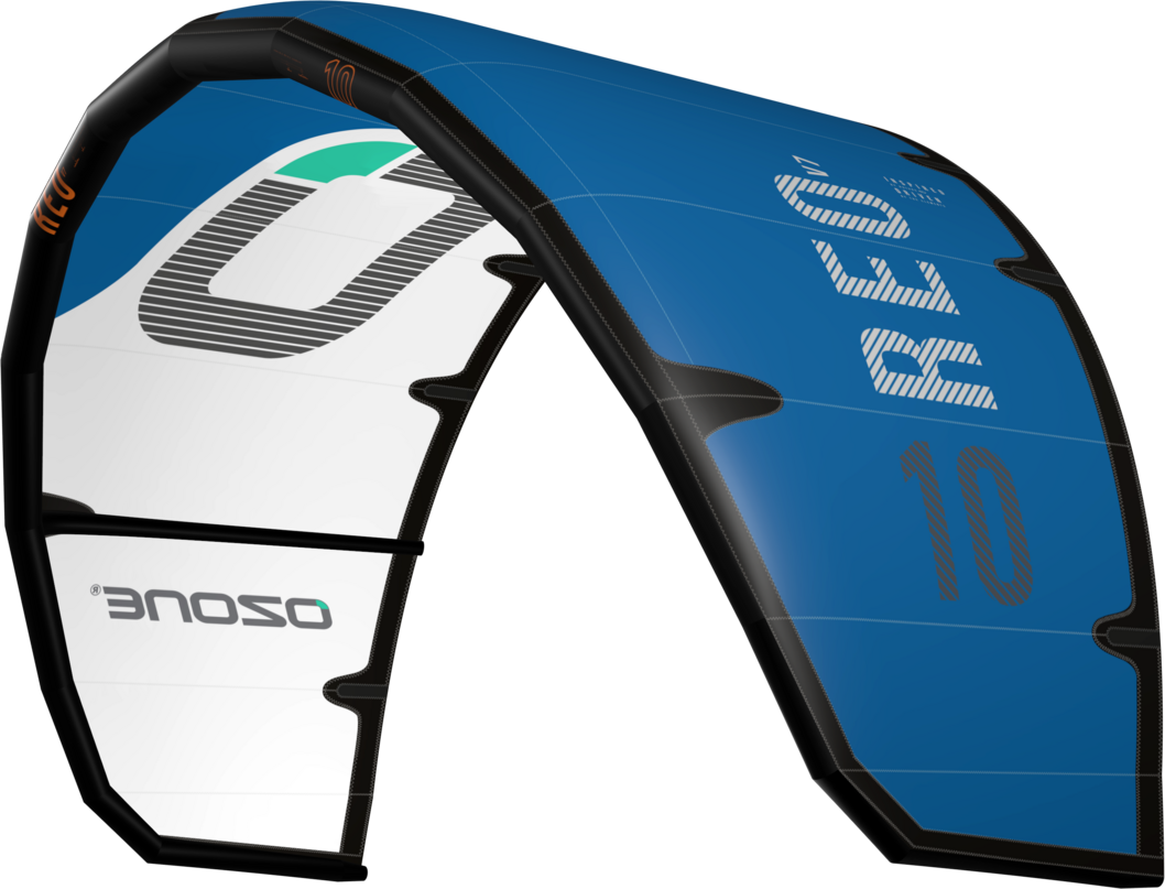 Ozone REO V7 Kite Only 12m² Marine Blue/White