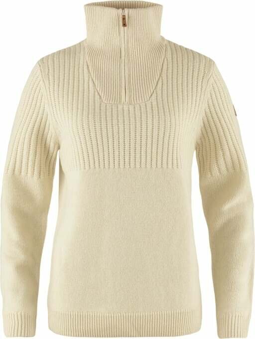 Fjällräven Övik Half Zip Knit Womens Chalk White (113)
