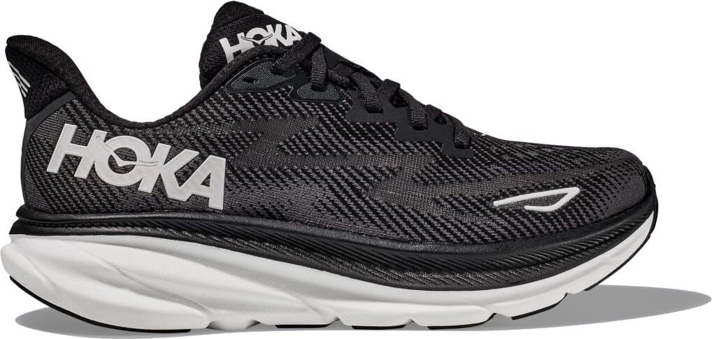 Hoka Clifton 9 Wide Womens Black / White