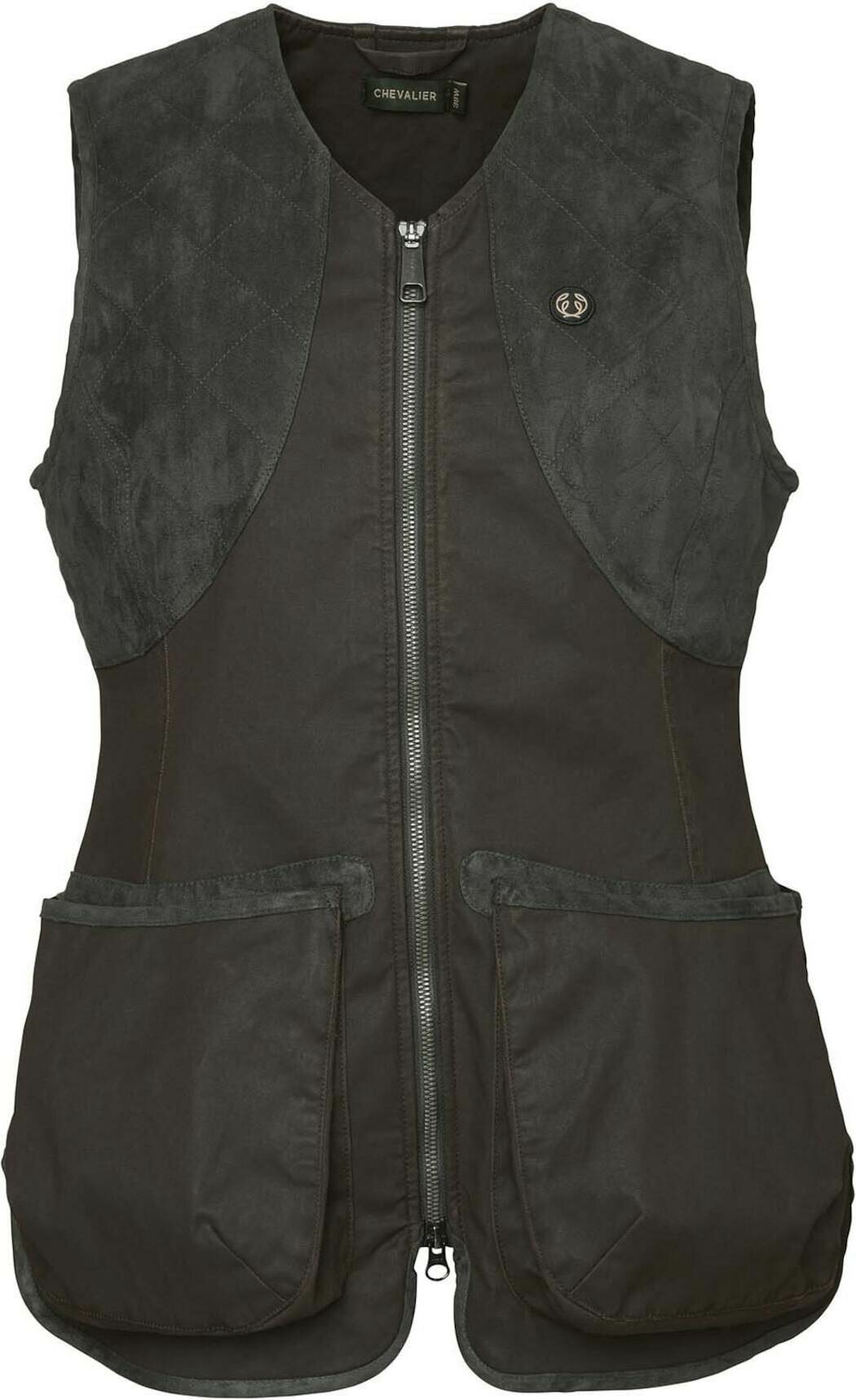 Chevalier Vintage Dogsport Vest Womens Leather Brown