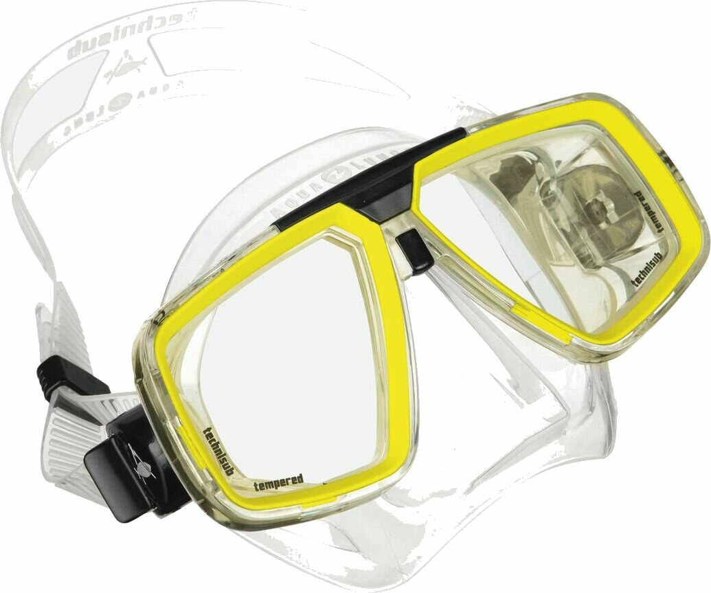 AquaLung Look, Clear Silicone Skirt Transparent/Hot Lime