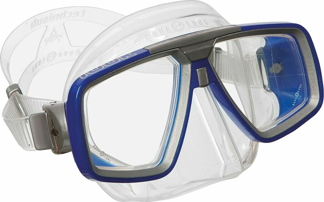 AquaLung Look, Clear Silicone Skirt Transparent/Metallic Blue