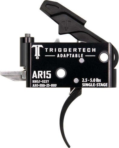 Triggertech AR15 1-Stage Adaptable Pro Curved Black
